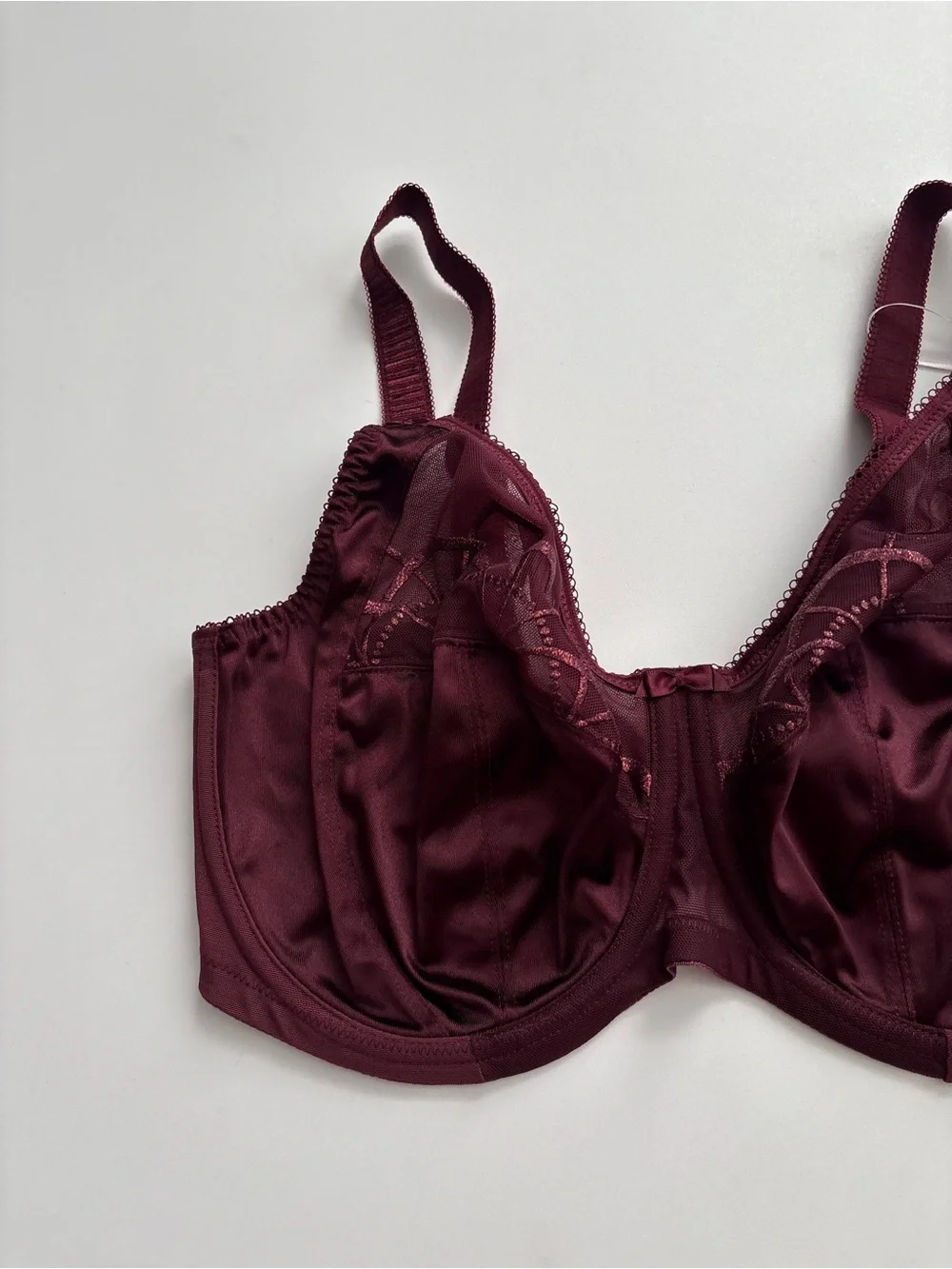 Elomi Bra Nwt Cate Unlined Underwire Full Cup Color : Raisin EL4030RAN US 36L